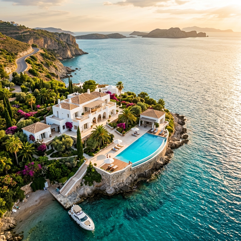 Villa aerial